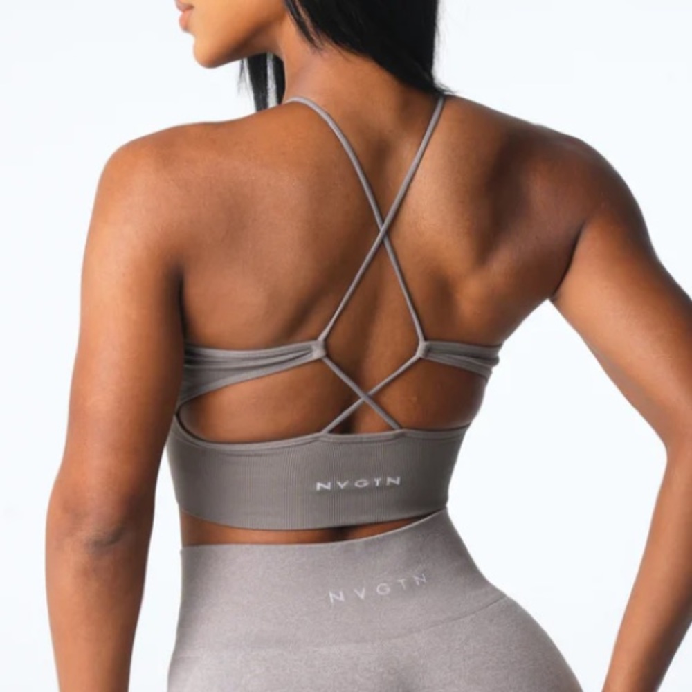 NVGTN Taupe Embrace Seamless Bra NWT